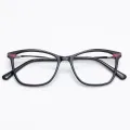 Abel - Rectangle Black Glasses for Women