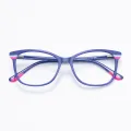 Kimberly - Cat-eye Blue Glasses for Women