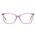 Kimberly - Oval Pink Glasses for Women