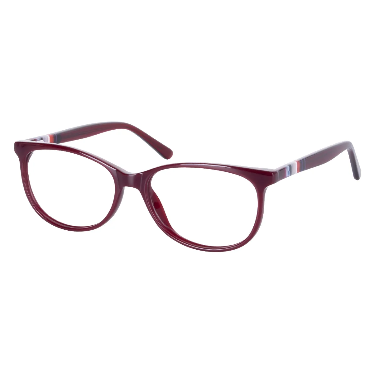 Blanca - Oval Brown Glasses for Women