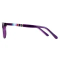 Blanca - Oval Purple Glasses for Women
