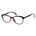 Elise - Cat-eye Purple-Red Glasses for Women