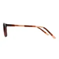Maddie - Rectangle Brown Glasses for Men & Women