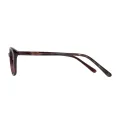 Pedro - Oval Brown Glasses for Women