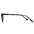 Luma - Oval Gray Glasses for Women
