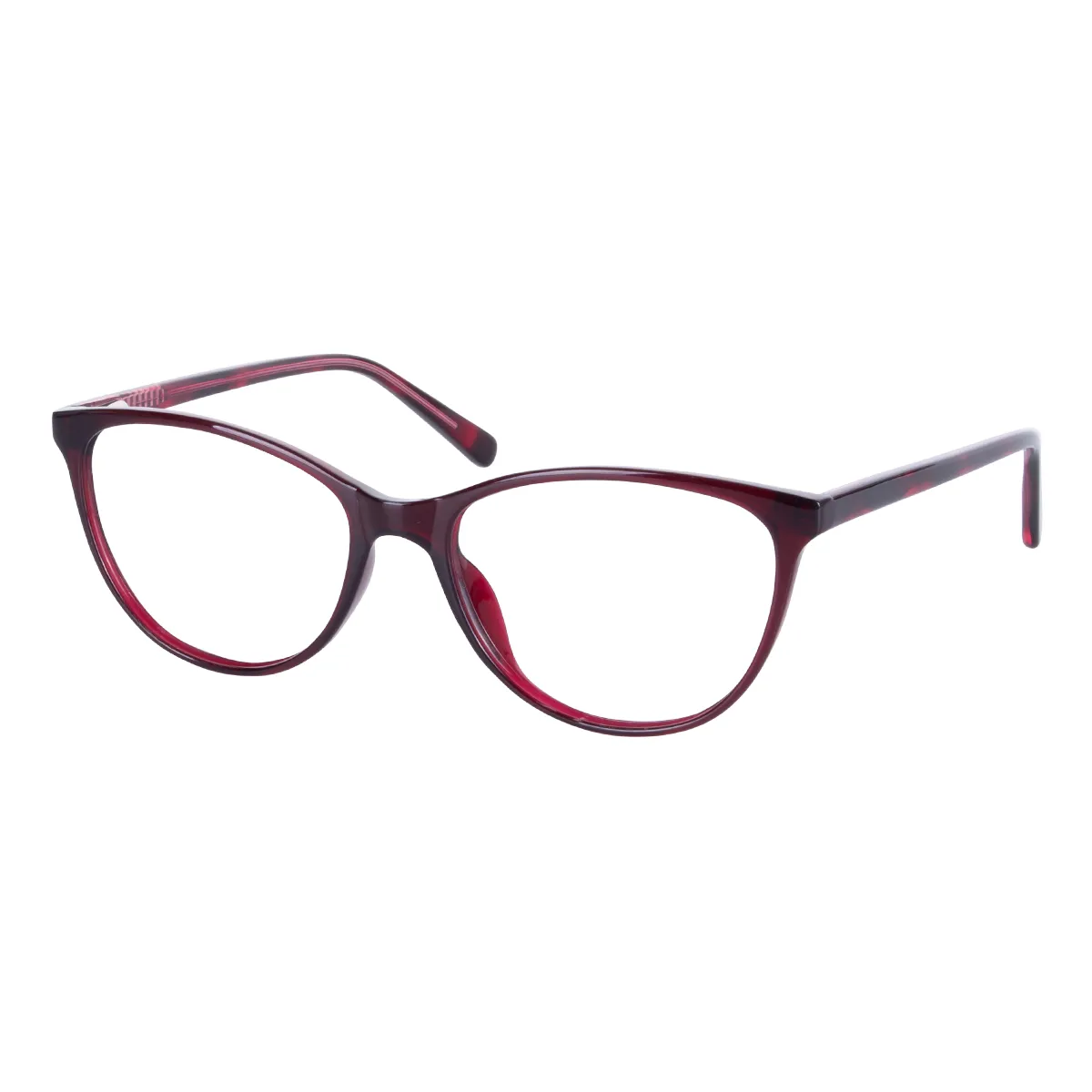 Luma - Cat-eye Red Glasses for Women