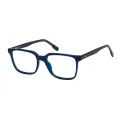 Poche - Rectangle Blue Glasses for Men & Women