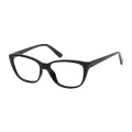 Adriana - Oval Black Glasses for Women
