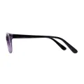 Adriana - Oval Purple Glasses for Women