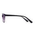 Shanon - Oval Purple Glasses for Women