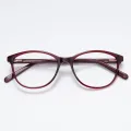 Beverly - Oval Red Glasses for Women