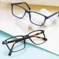 Donald - Rectangle Tortoiseshell Glasses for Men
