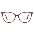 Bianca - Square Brown Glasses for Women