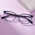 Bianca - Cat-eye Blue Glasses for Women