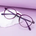 Sophie - Round Purple Glasses for Women