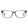 Rodrigo - Rectangle Gray-Tortoiseshell Glasses for Men