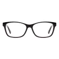 Rodrigo - Rectangle Black-Tortoiseshell Glasses for Men