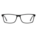 Ramiro - Rectangle Black Glasses for Men