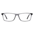 Ramiro - Rectangle Gray Glasses for Men