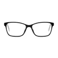 Joshua - Rectangle Black Glasses for Women
