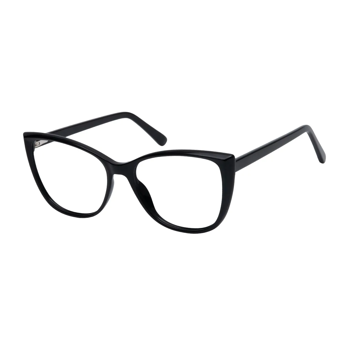 Amber - Square Black Glasses for Women