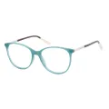 Vicky - Round Blue Glasses for Women