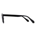 Lori - Square Black Glasses for Men & Women