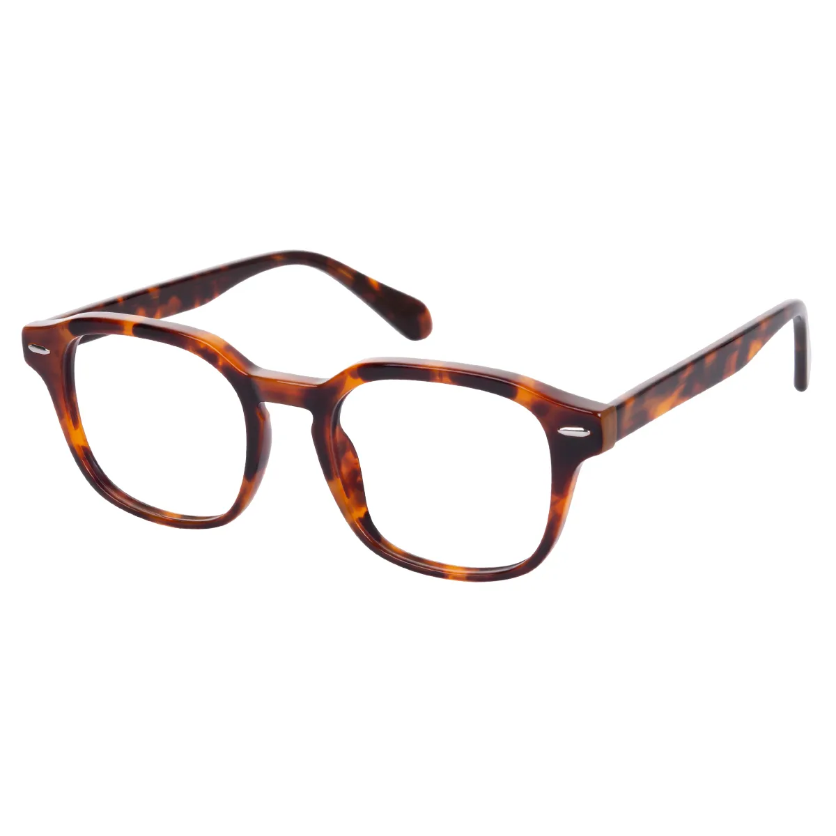 Lori - Square Tortoiseshell Glasses for Men & Women