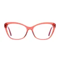 Castrid - Cat-eye Pink Glasses for Women