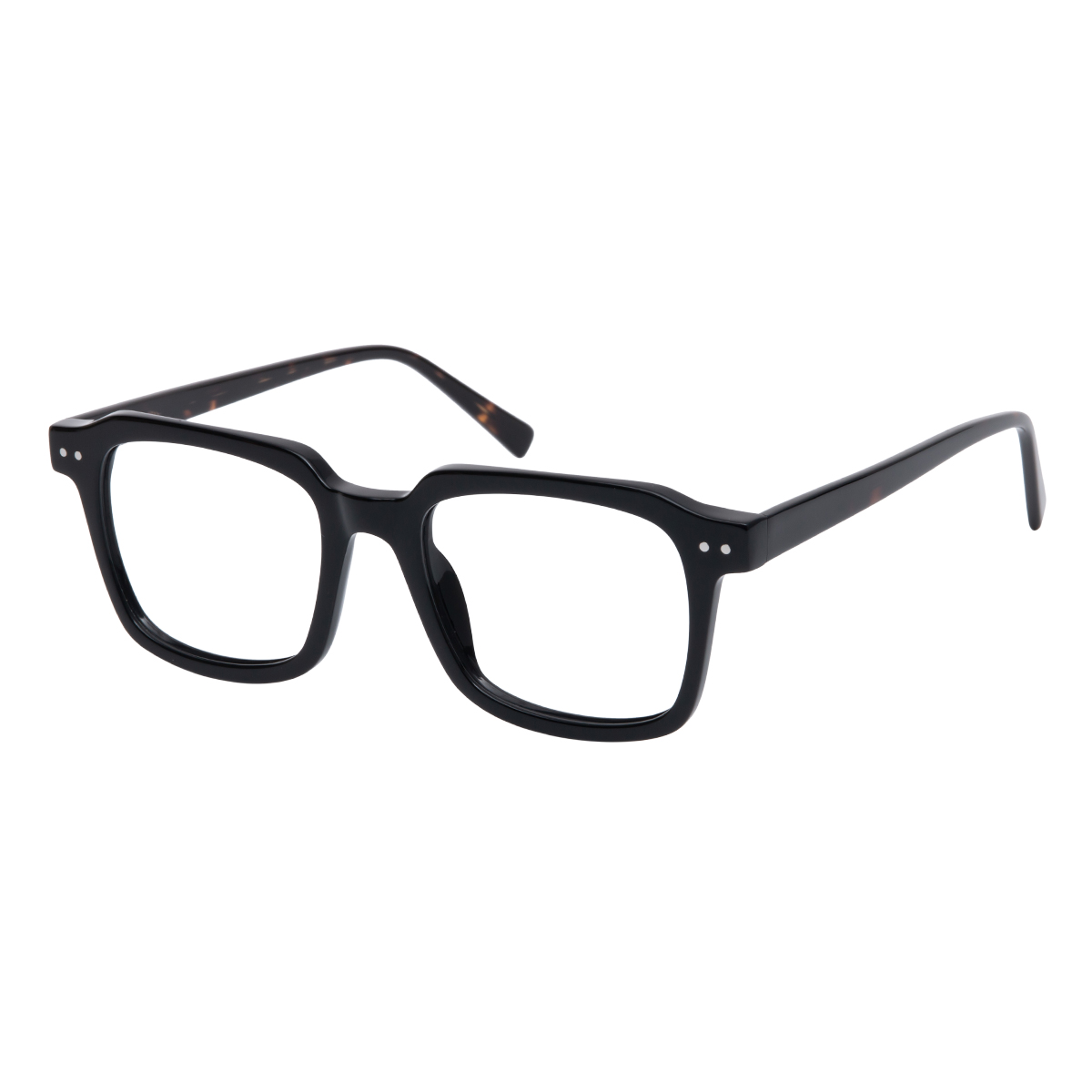 Morty - Square Tortoiseshell Glasses for Men & Women - EFE