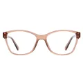 Nalon - Square Brown Glasses for Women