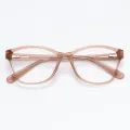Nalon - Square Brown Glasses for Women