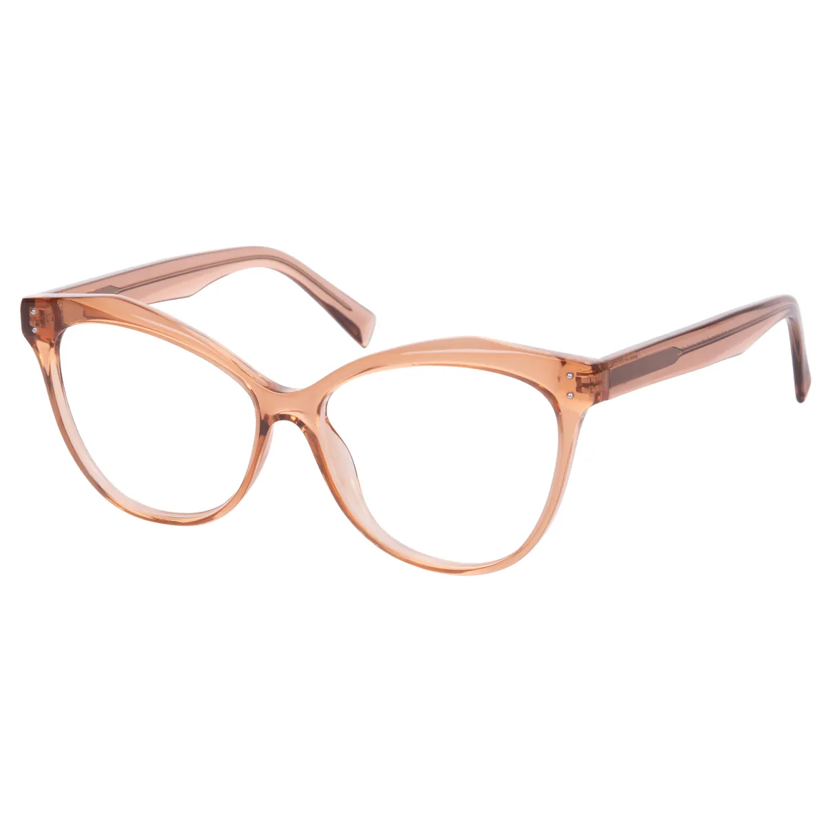 Granny - Cat-eye Brown Glasses for Women