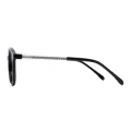 Sidney - Round Black Glasses for Men & Women
