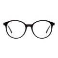 Sidney - Round Brown Glasses for Men & Women