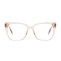 Zoe - Square Brown Glasses for Women