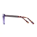 Zoe - Square Purple Glasses for Women
