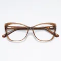 Mogi - Cat-eye Brown Glasses for Women