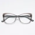 Mogi - Cat-eye Gray Glasses for Women