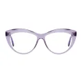 Mary - Cat-eye Purple Glasses for Women