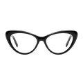 Tia - Cat-eye Black Glasses for Women