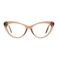 Tia - Cat-eye Wood Glasses for Women
