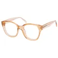 Martha - Square Cream Glasses for Women