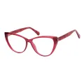 Solange - Cat-eye Red Glasses for Women