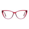 Solange - Cat-eye Red Glasses for Women