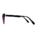 Solange - Cat-eye Purple Glasses for Women
