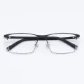 Antonio - Square Silver Glasses for Men