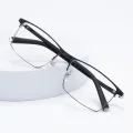 Antonio - Square Silver Glasses for Men