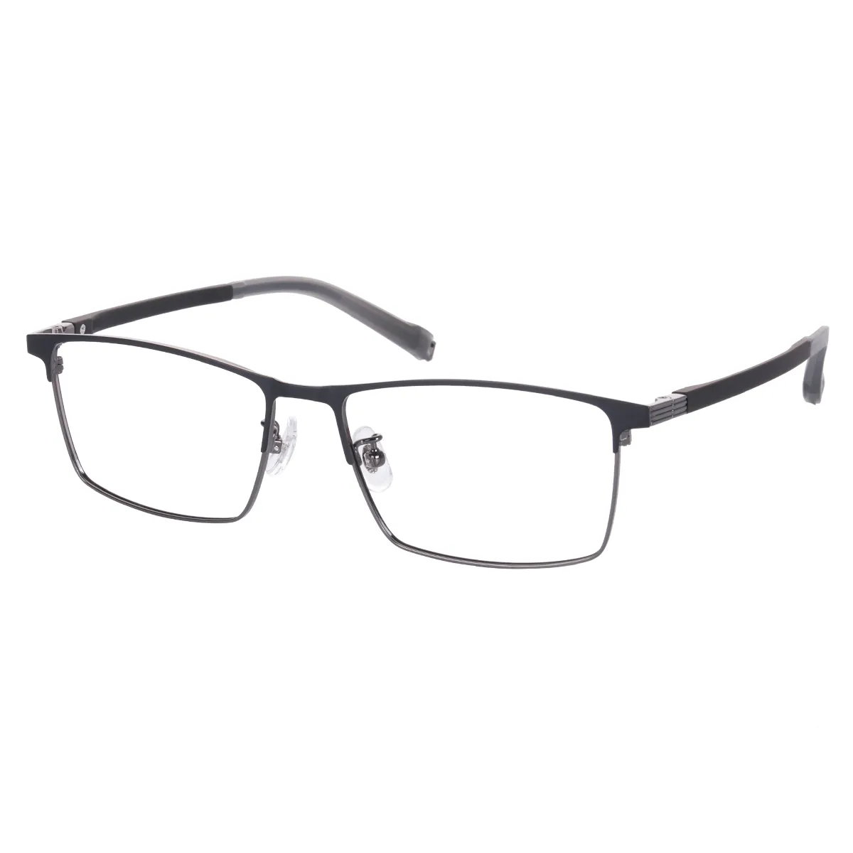 Antonio - Square Gray Glasses for Men