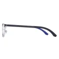 Jeff - Rectangle Blue Glasses for Men